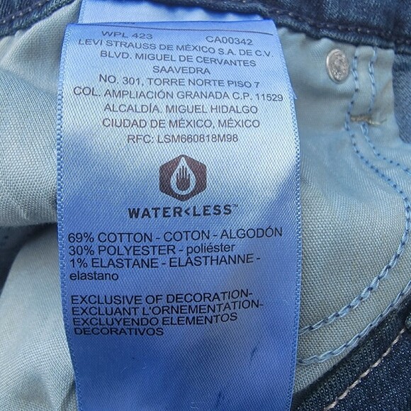 New with tag Levis signature high rise denim cuffed shorts wms sz 18 - Picture 4 of 4